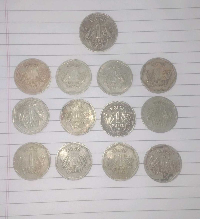 1rs H Mint And Bombay Mark Coin Combo Of 13