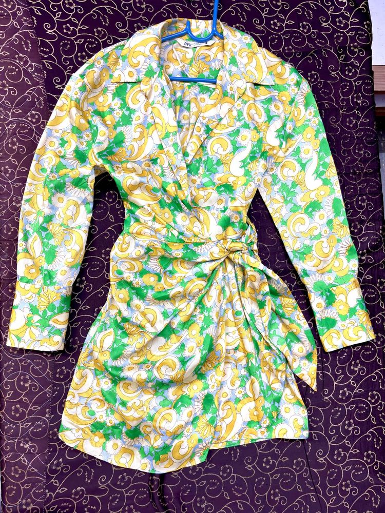 New Zara Wrapup Dress