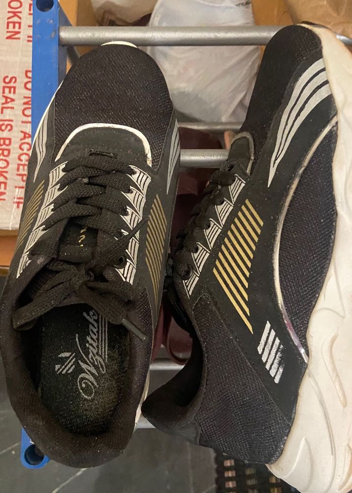 Stylish Black Sneakers