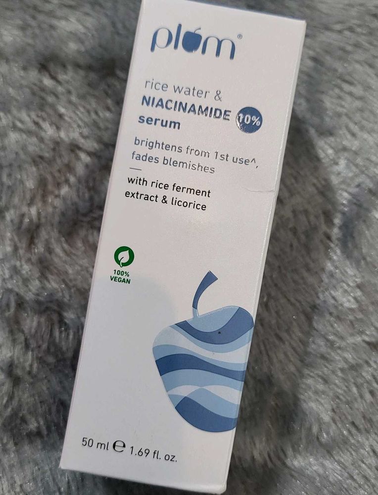 Plum Rice Water &amp; Niacinamide Serum