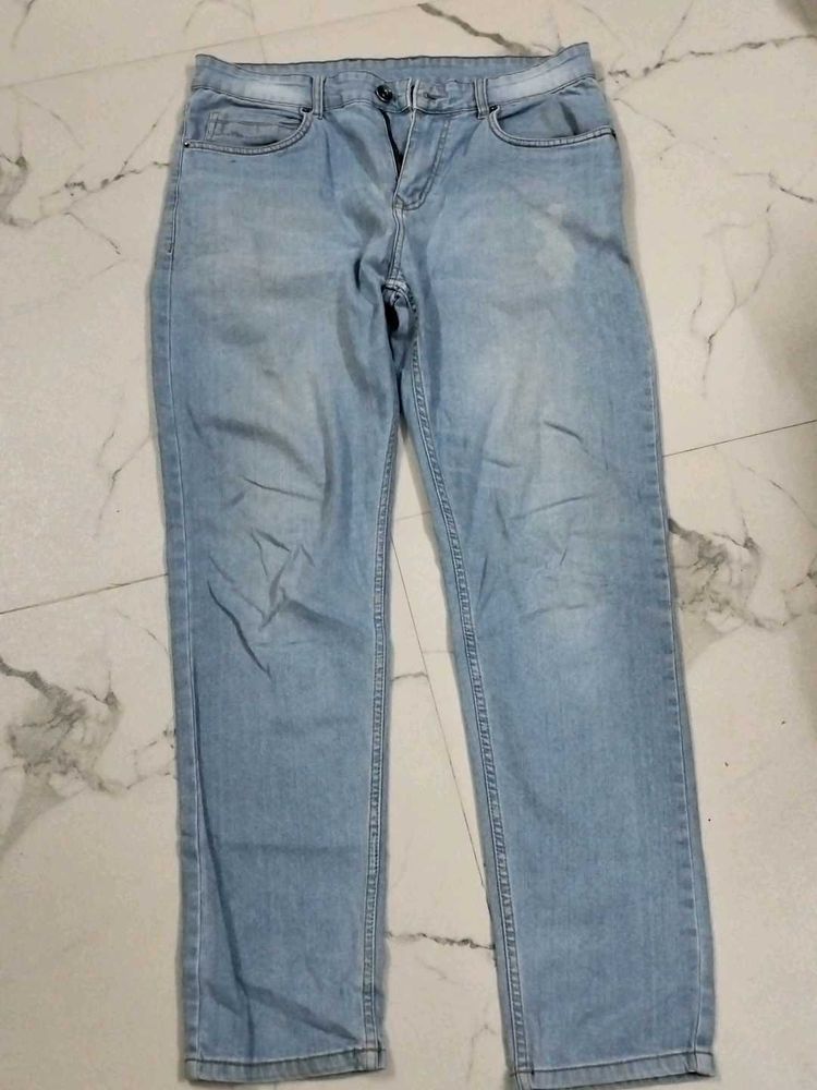 Ice Blue Denim Jeans