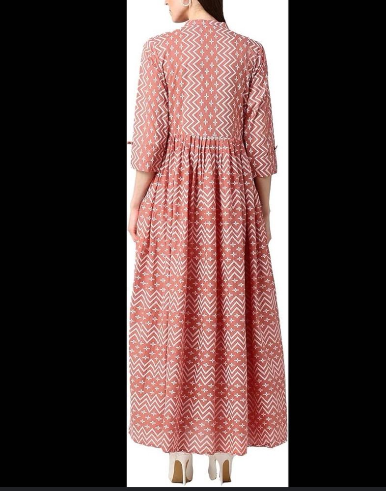 Pure Cotton Ethnic Anarkali Frock