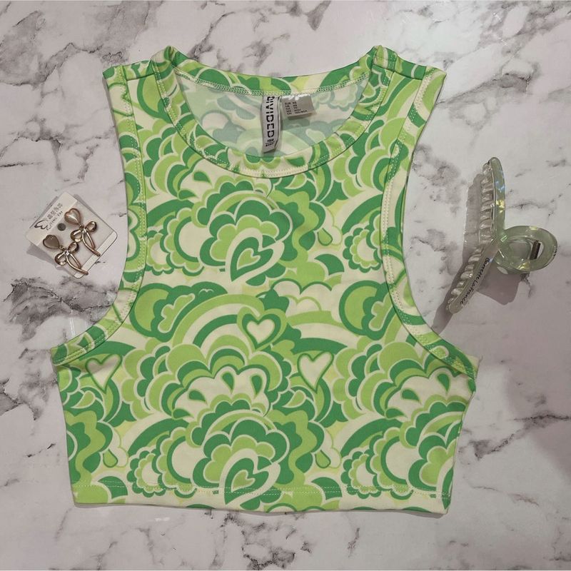 Cropped Vest Top💚