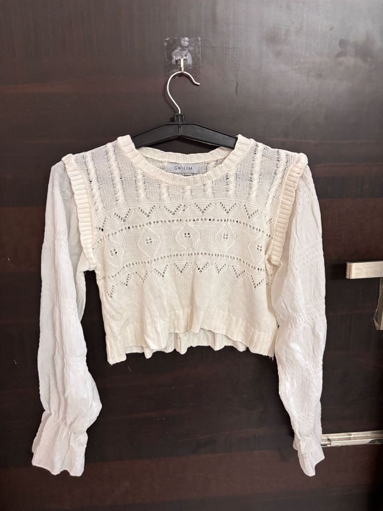 Cute Knit Crop Top