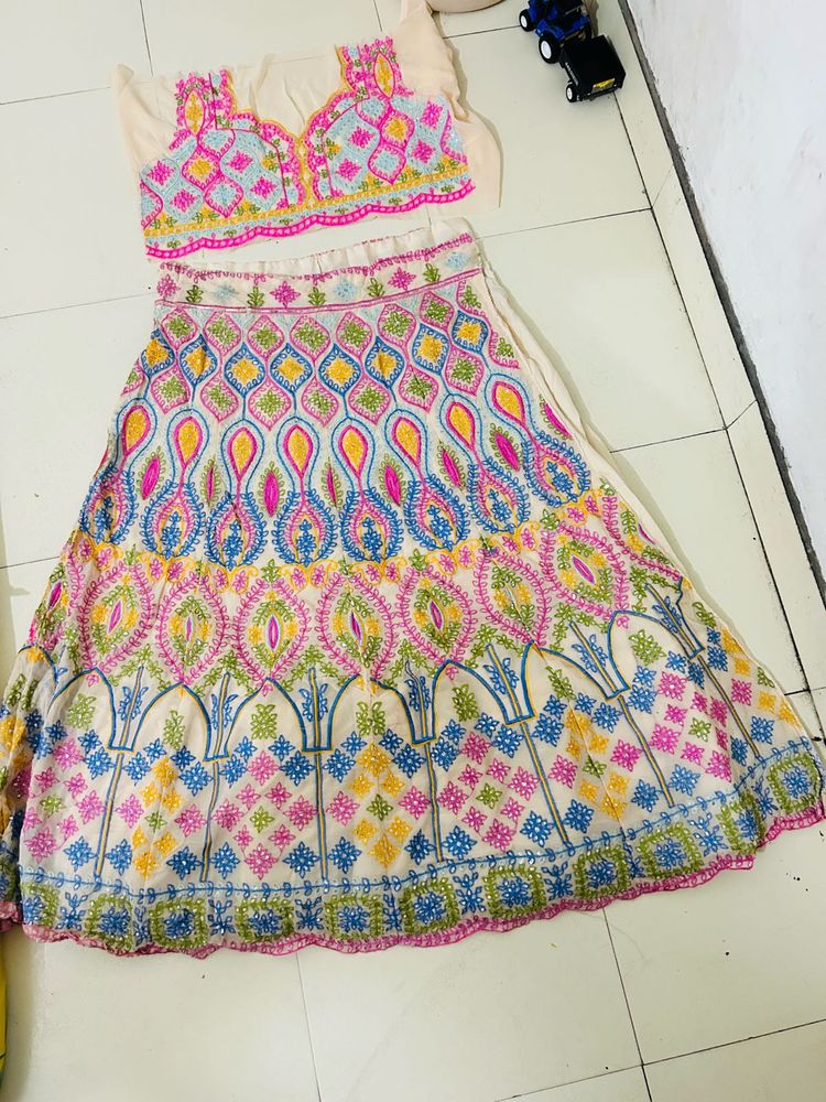 Embroidered Lehenga Choli Set