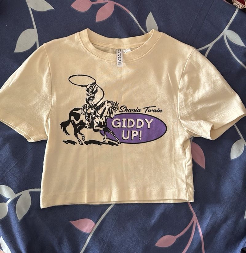 Shania Twain &#39;Giddy Up&#39; Graphic Tee