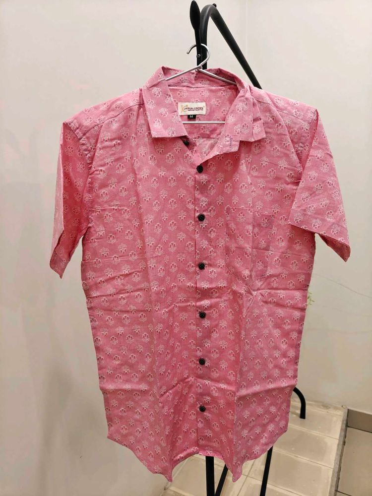 Pink Floral Shirt