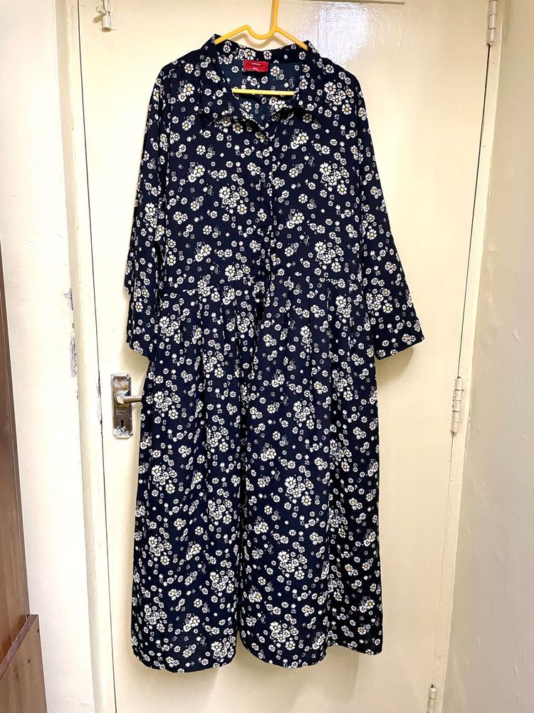 Floral Print Midi Dress