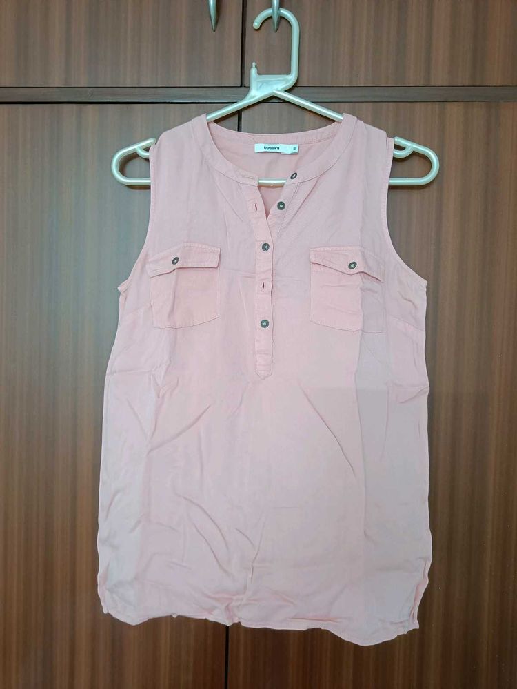 Bossini Sleeveless Pink Top