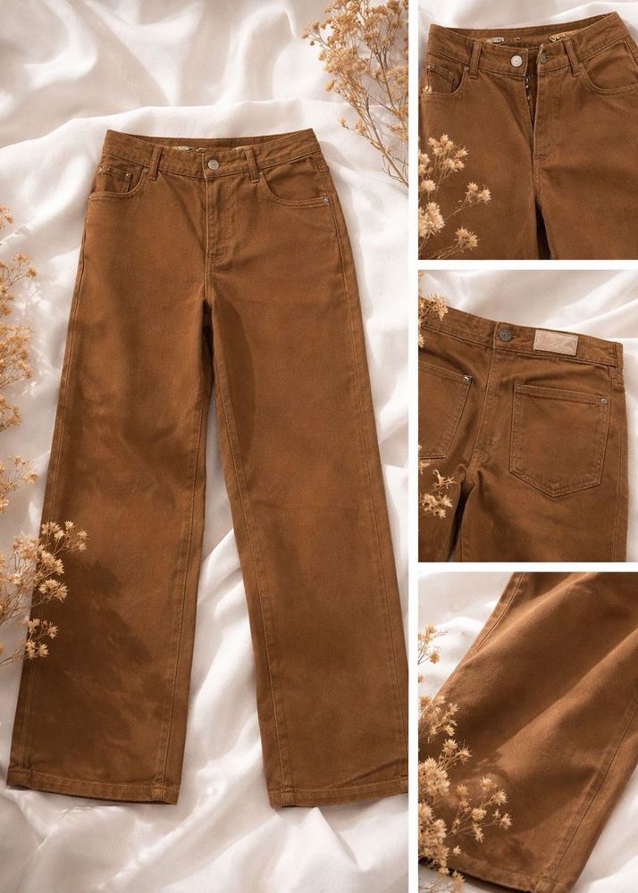 Brown Straight Leg Jeans 👖 💫