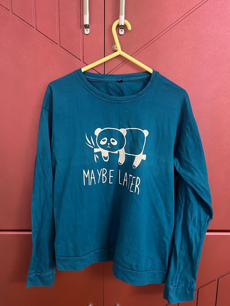 Teal - Full Sleeve Tshirt
