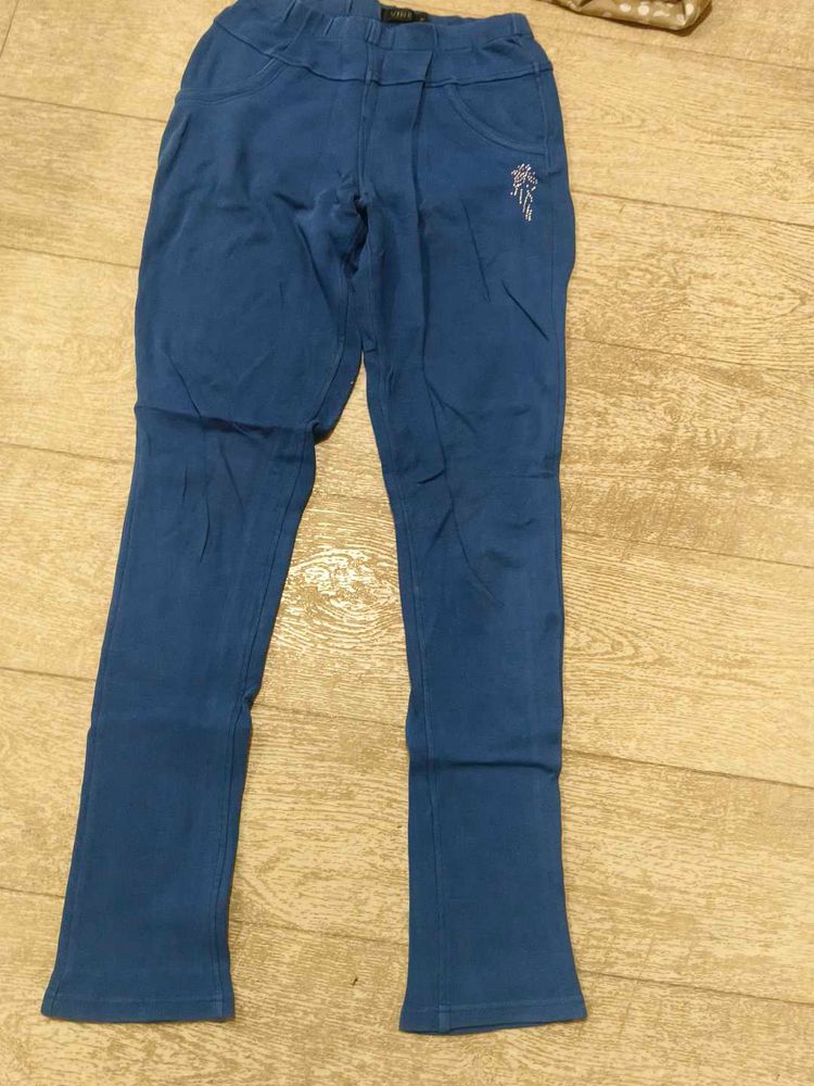 Blue Casual  warm pants