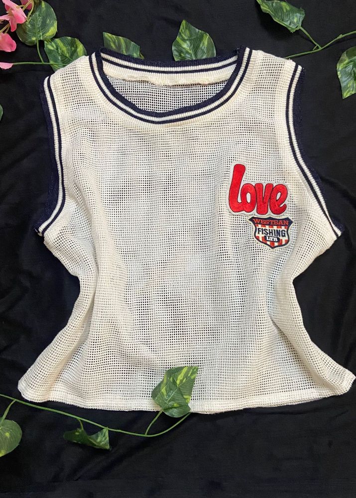 Net Crop Top