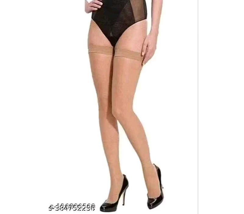 Elegant Sheer Thigh High Stockings