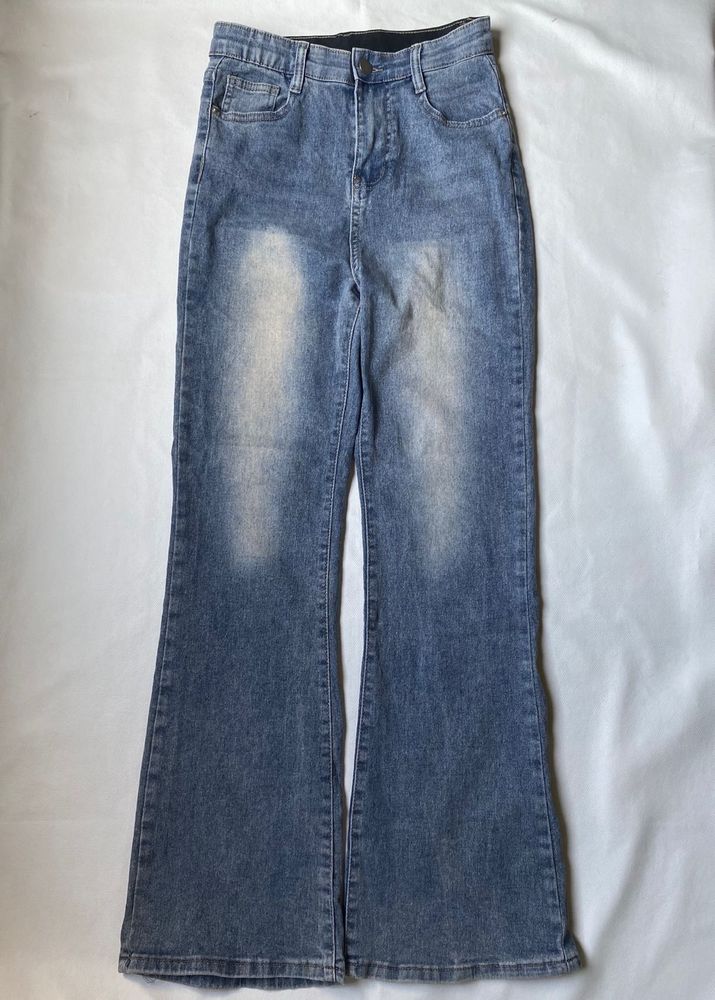 Denim bootcut jeans