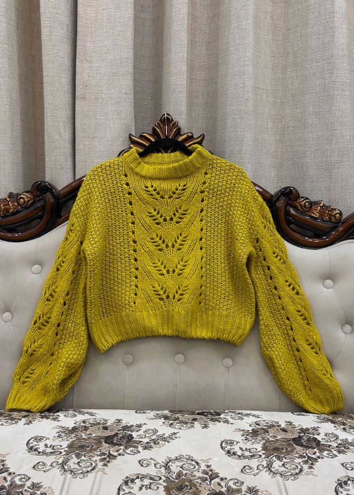 Mustard Knit Sweater