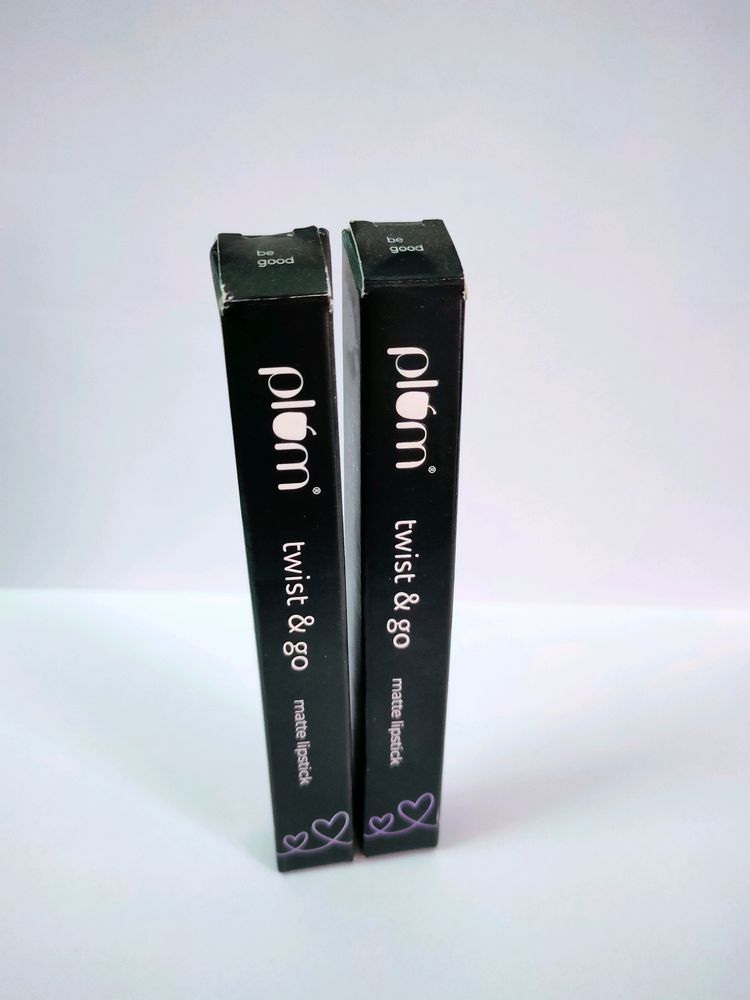 Pack Of 2 Plum Crayon Lip Stick Combo Offer