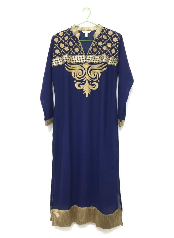 Elegant Blue Embroidered Kurta