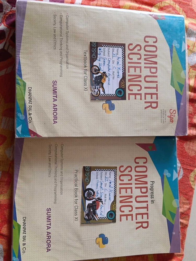 Class XI Computer Science Textbook &amp; Practical