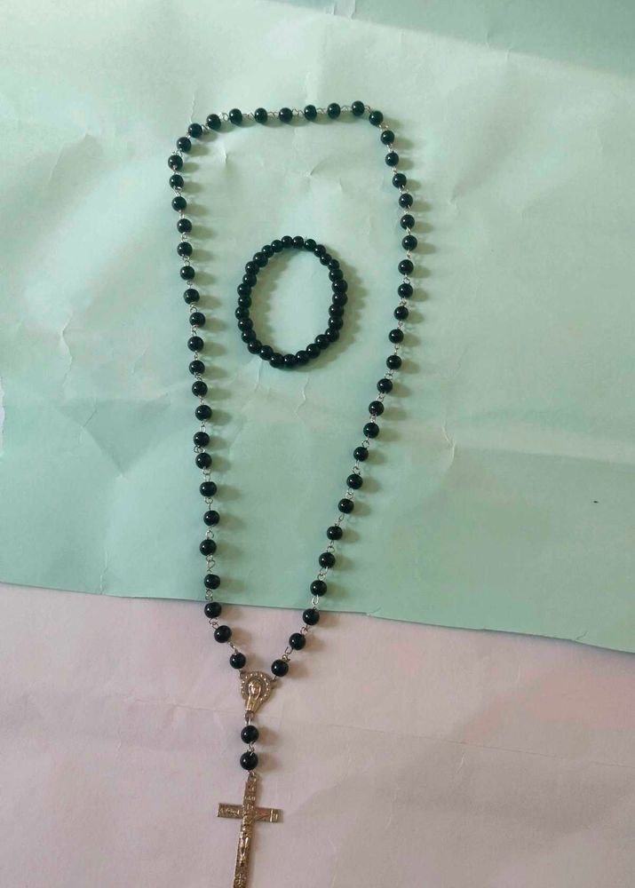 Jesus Chain And Bracelet Combo