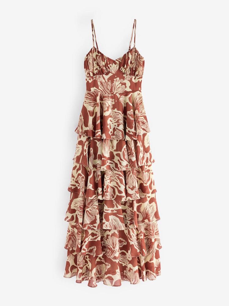 Floral Tiered Maxi Dress