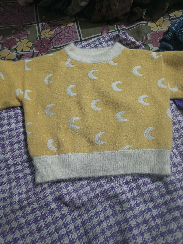 New kids double side wear sweater