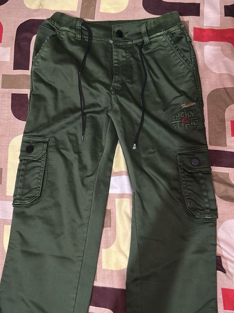 Olive Green Cargo Pants