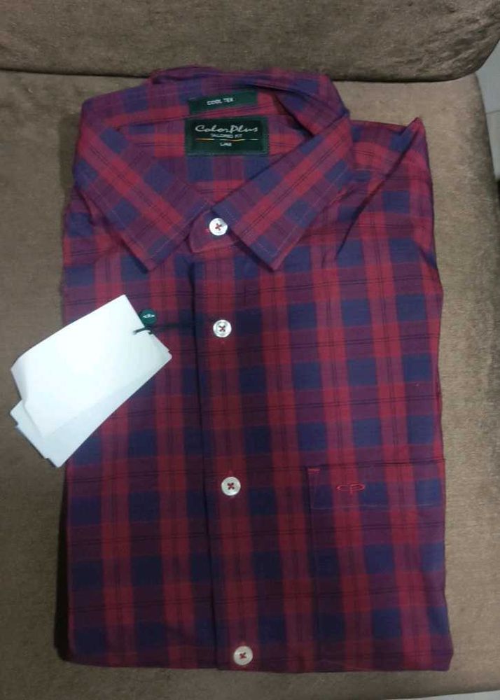 ColorPlus Checkered Casual Shirt