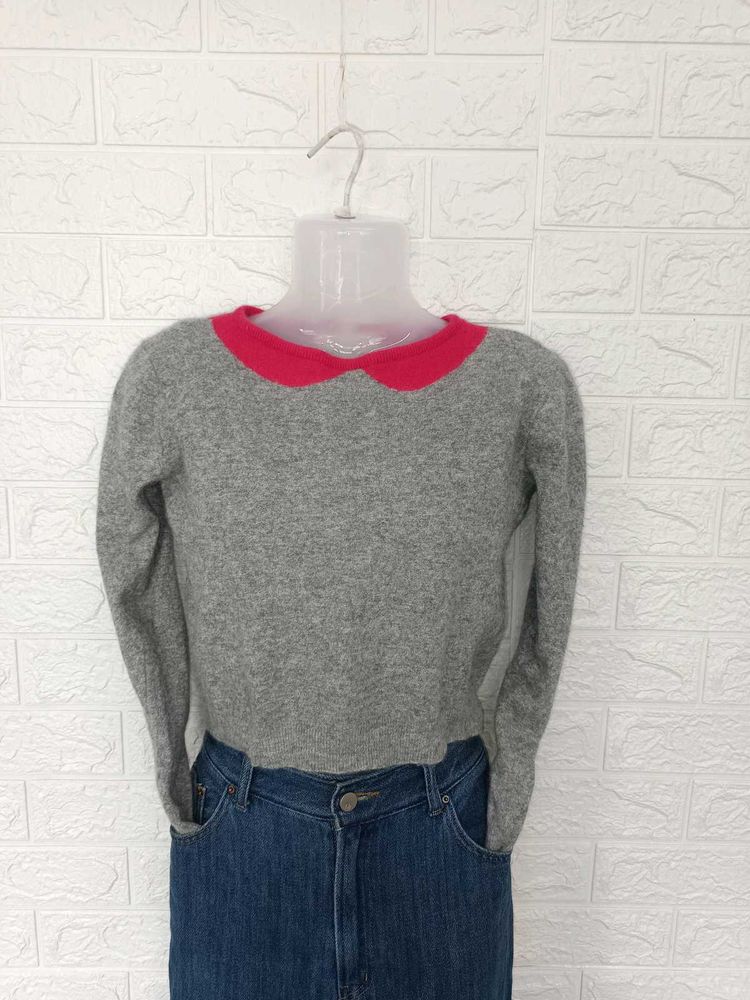 Korean Crop Sweater