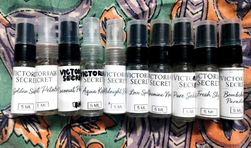 10 Victoria's Secret Perfume Samples