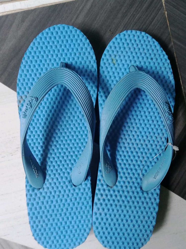 Comfy Blue Flip Flops - New with Tag