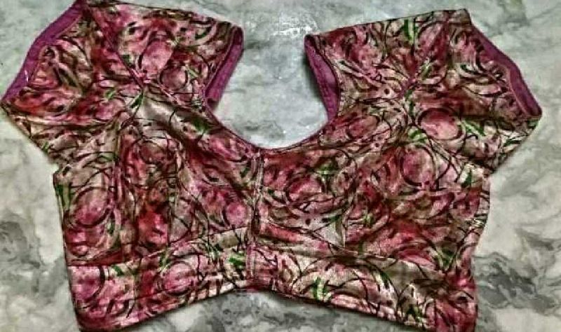 Pink color Silk Blouse