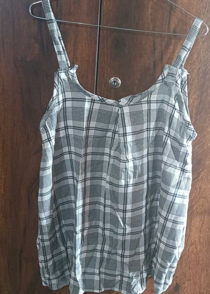 Plaid Tank Top