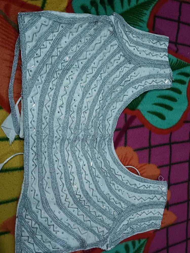 Embroidered White Blouse