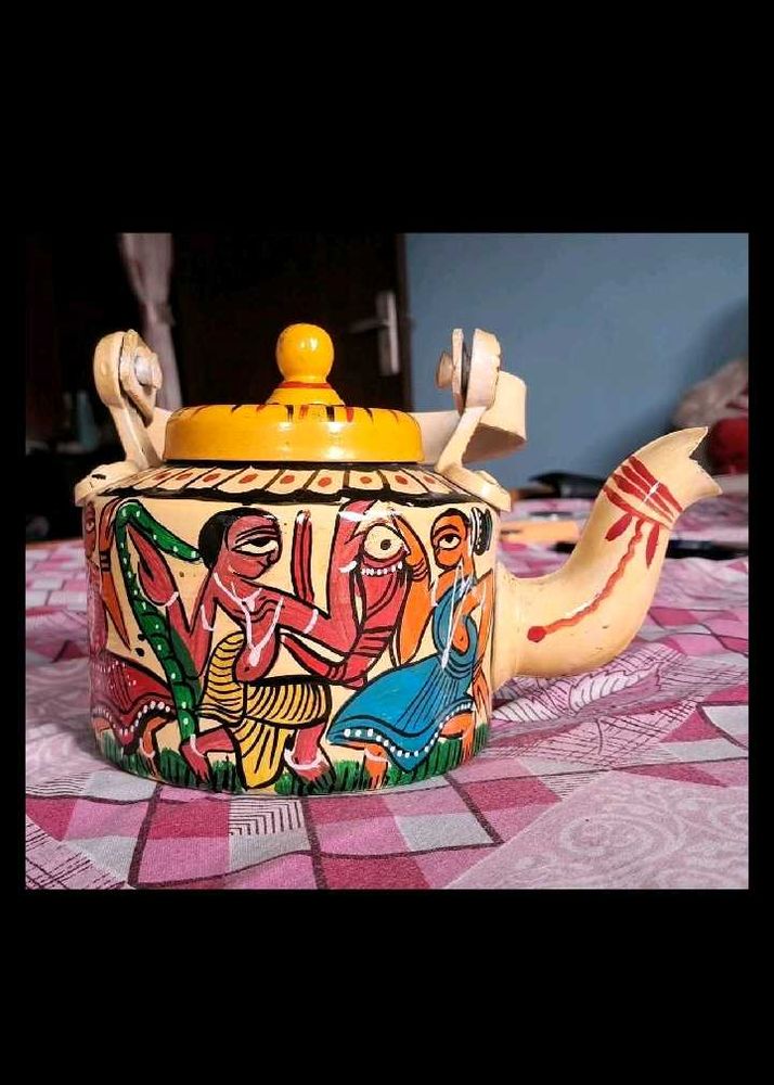 Hand-Painted Kettle