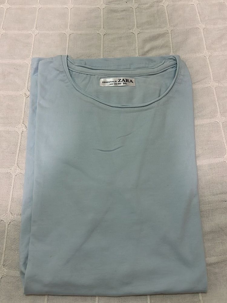 Light Blue Zara T-Shirt
