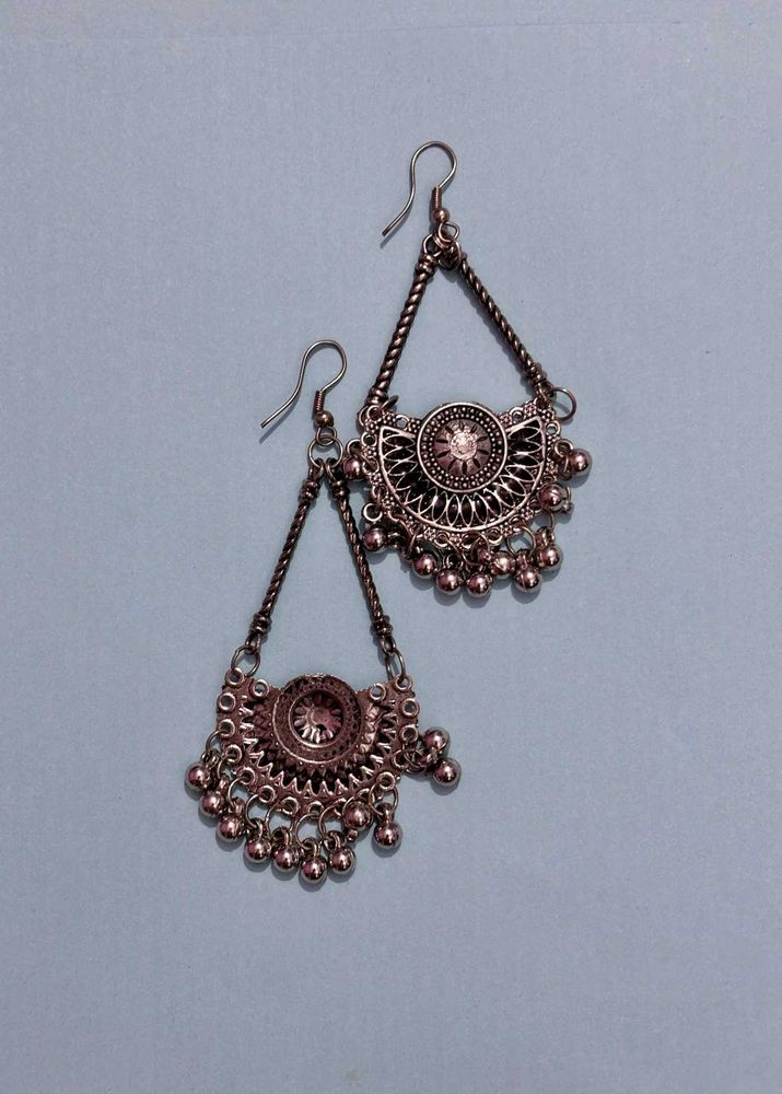Oxidised Jhumka (Set Of 4)