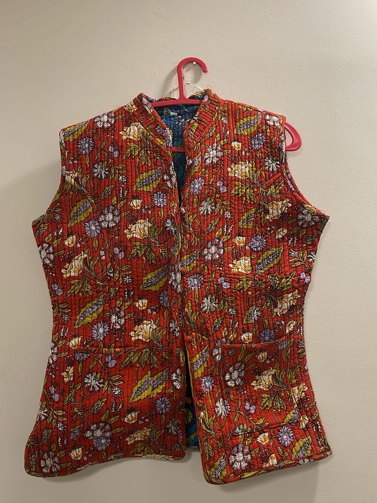 Double Side Jacket With Buttons