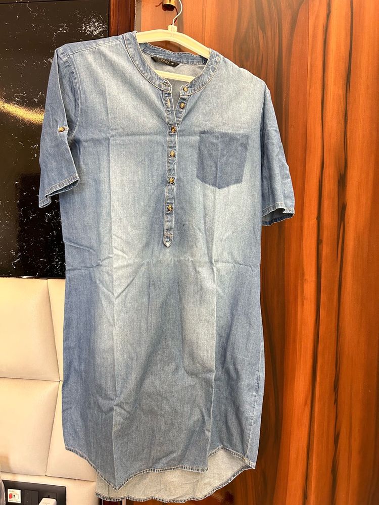 Denim Shirt Dress