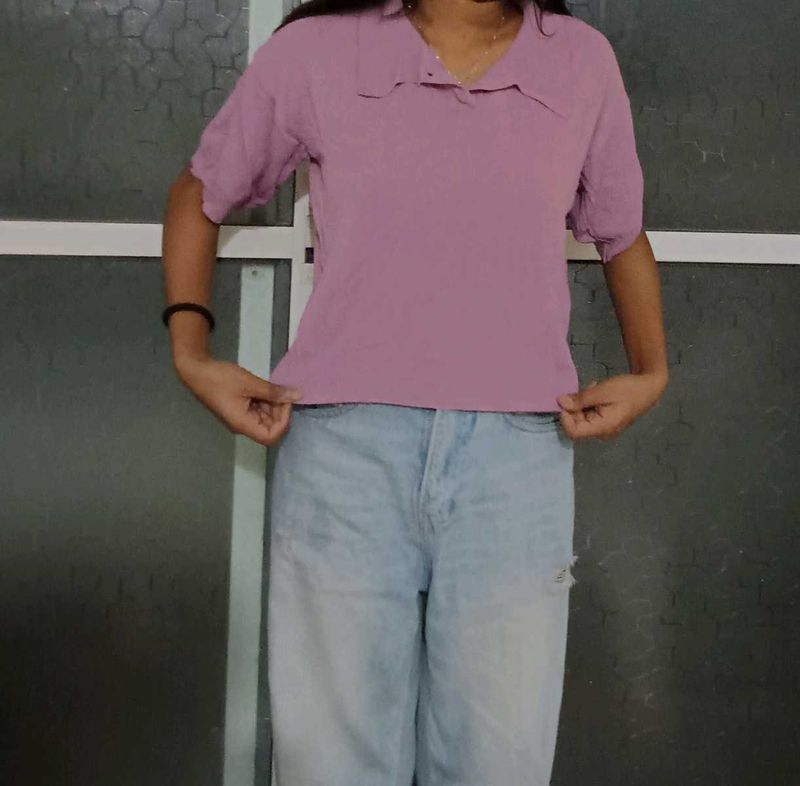 CROP TSHIRT WITH FREE GIFT