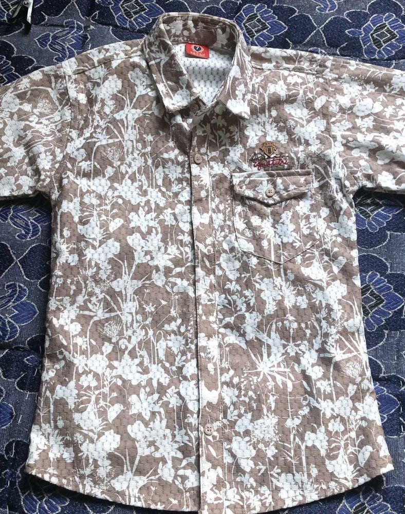 Floral Print Casual Shirt