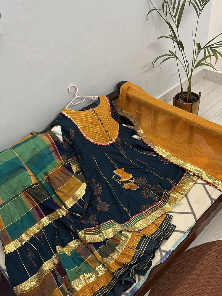 Gharara Frock Set