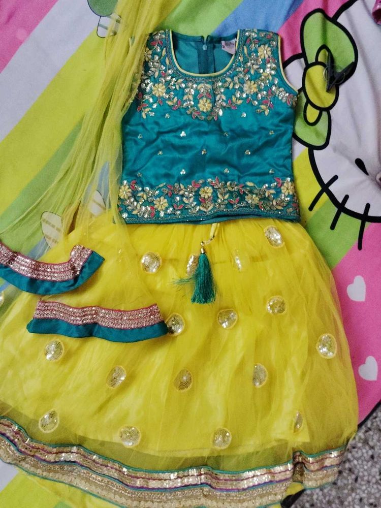 Cute Ethnic Girls Lehenga Choli