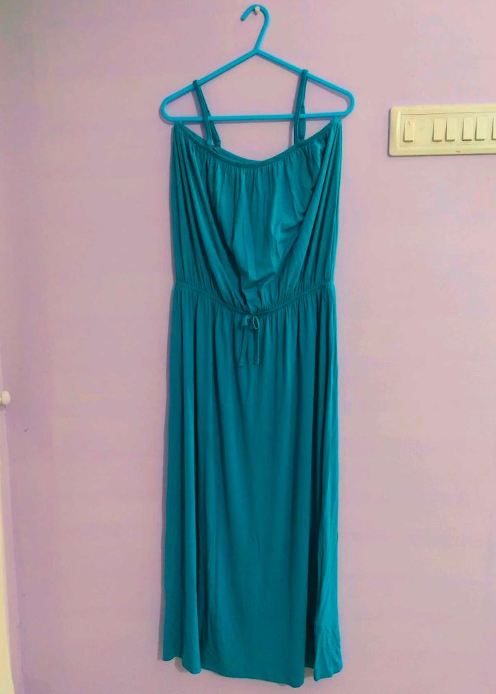 Blue Sleeveless Dress