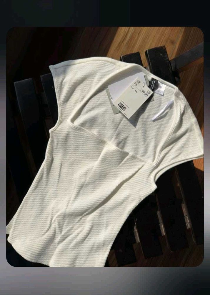 H&amp;M Square Neck Top