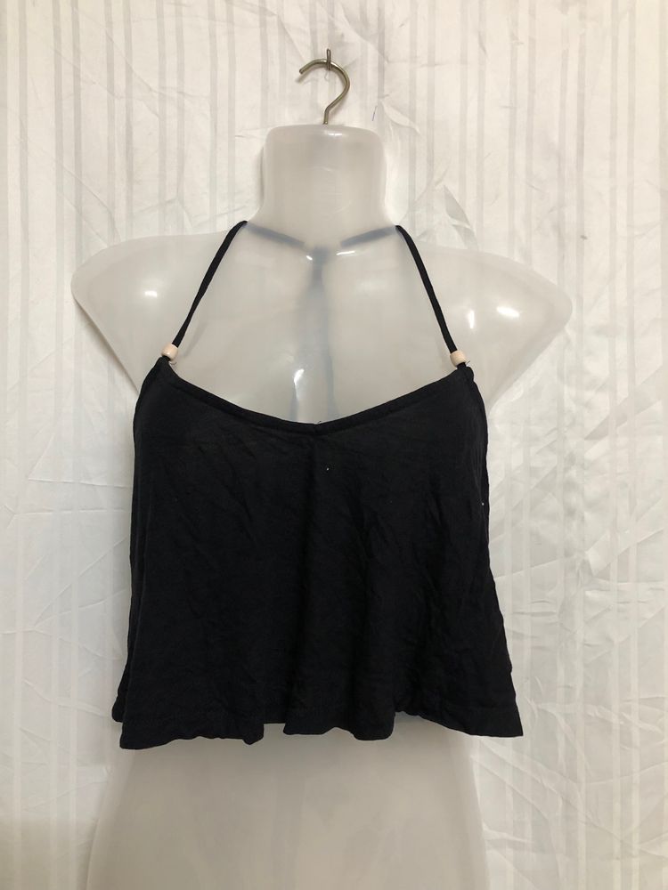 Urban Black Sleeveless Top