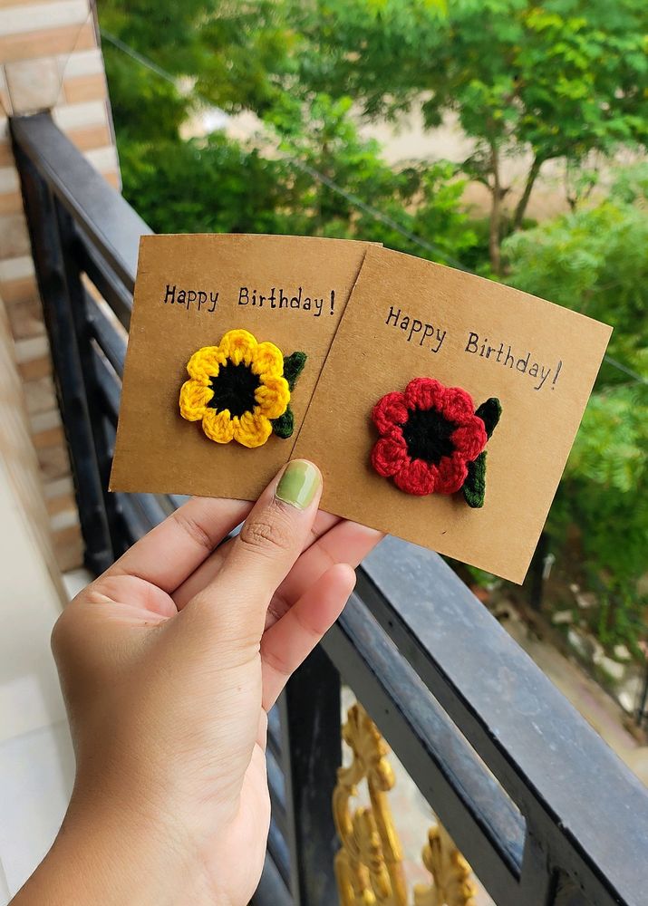 6 Crochet Cards