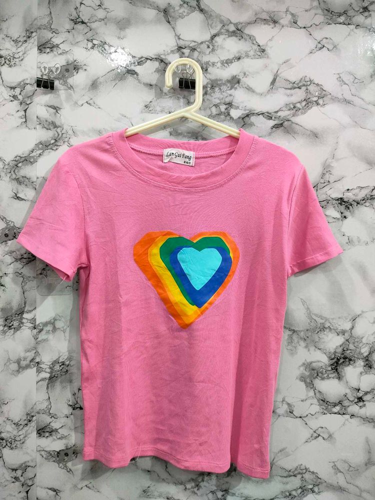 Cute Heart Graphic Tee