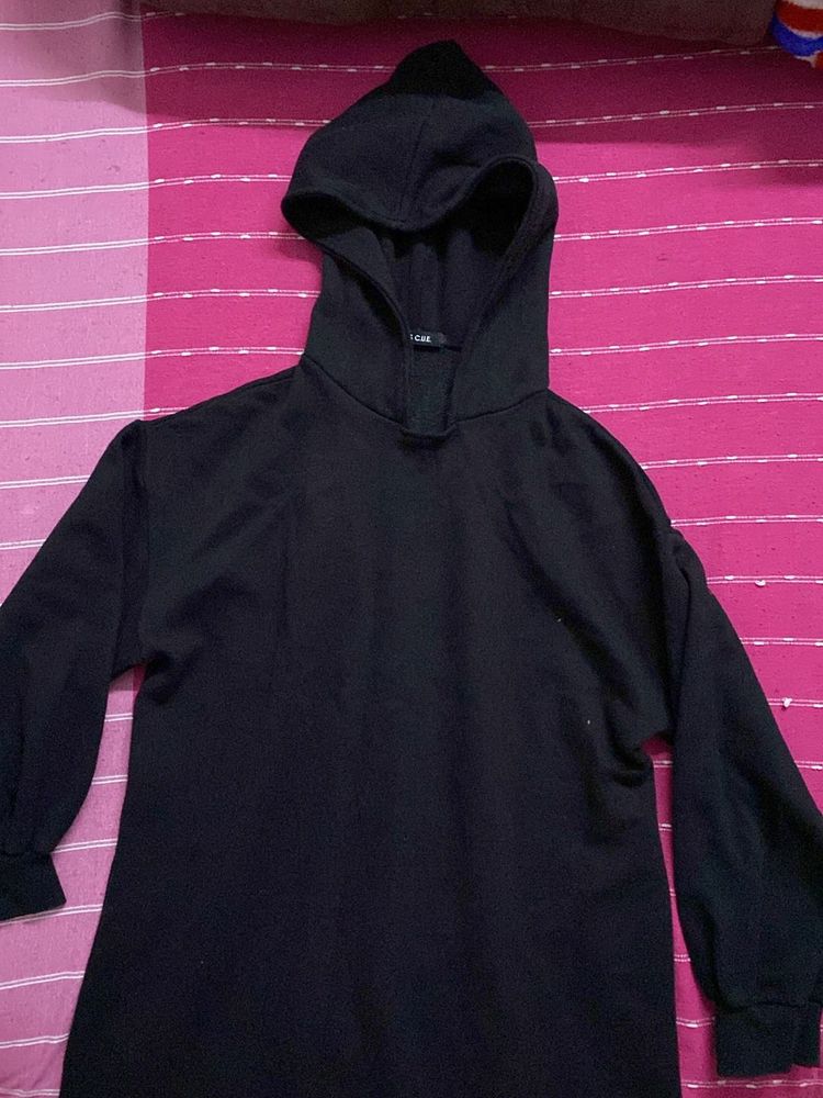 Black Hoodie Dress