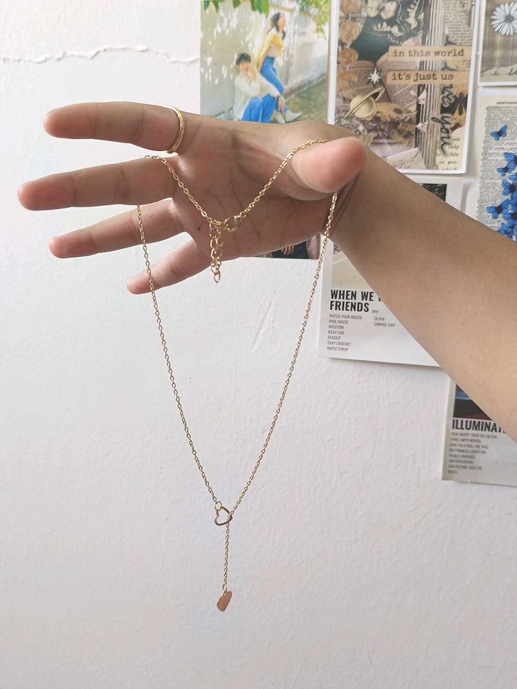 Heart Rose Gold Necklace 💖